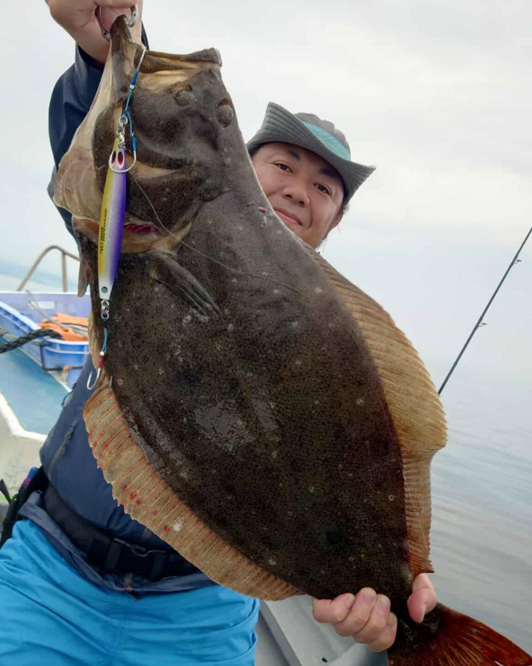 日立沖で大判ヒラメ連発！横島さん監修カラー炸裂 !!　