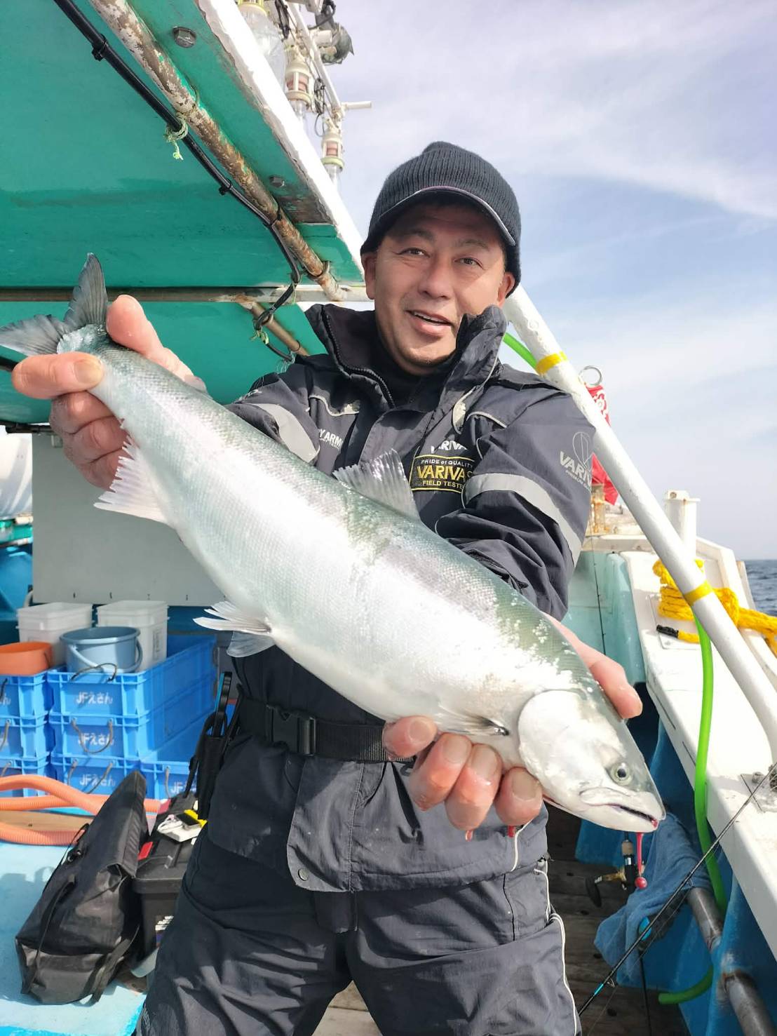 恵山沖サクラマス遠征、横島さん圧巻の釣果!